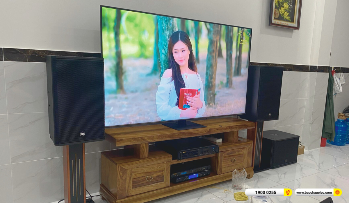 Lắp đặt d&agrave;n karaoke RCF hơn 91tr cho anh Lợi tại TP HCM
