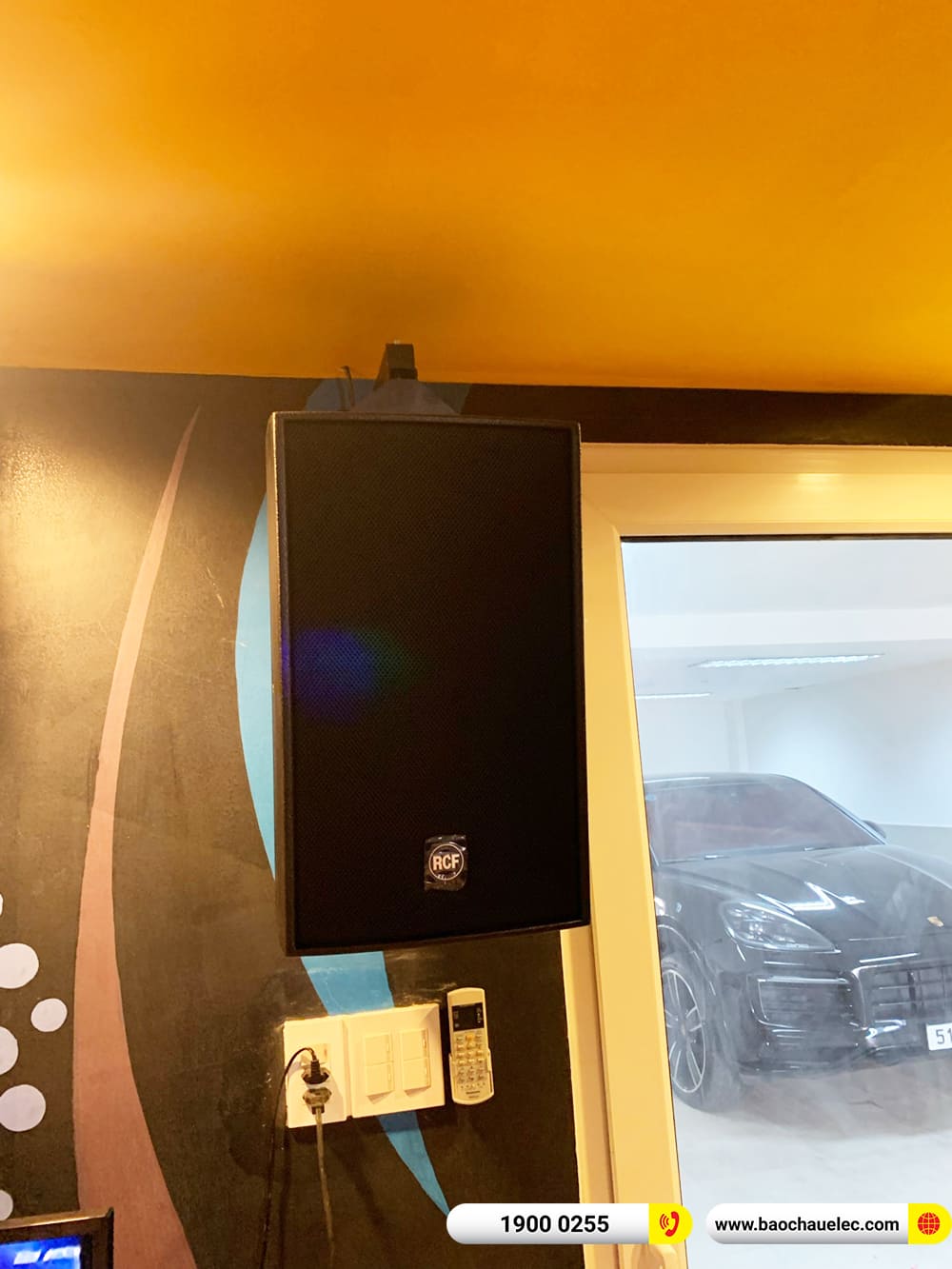 Lắp đặt d&agrave;n karaoke RCF gần 142tr cho anh Long ở TPHCM