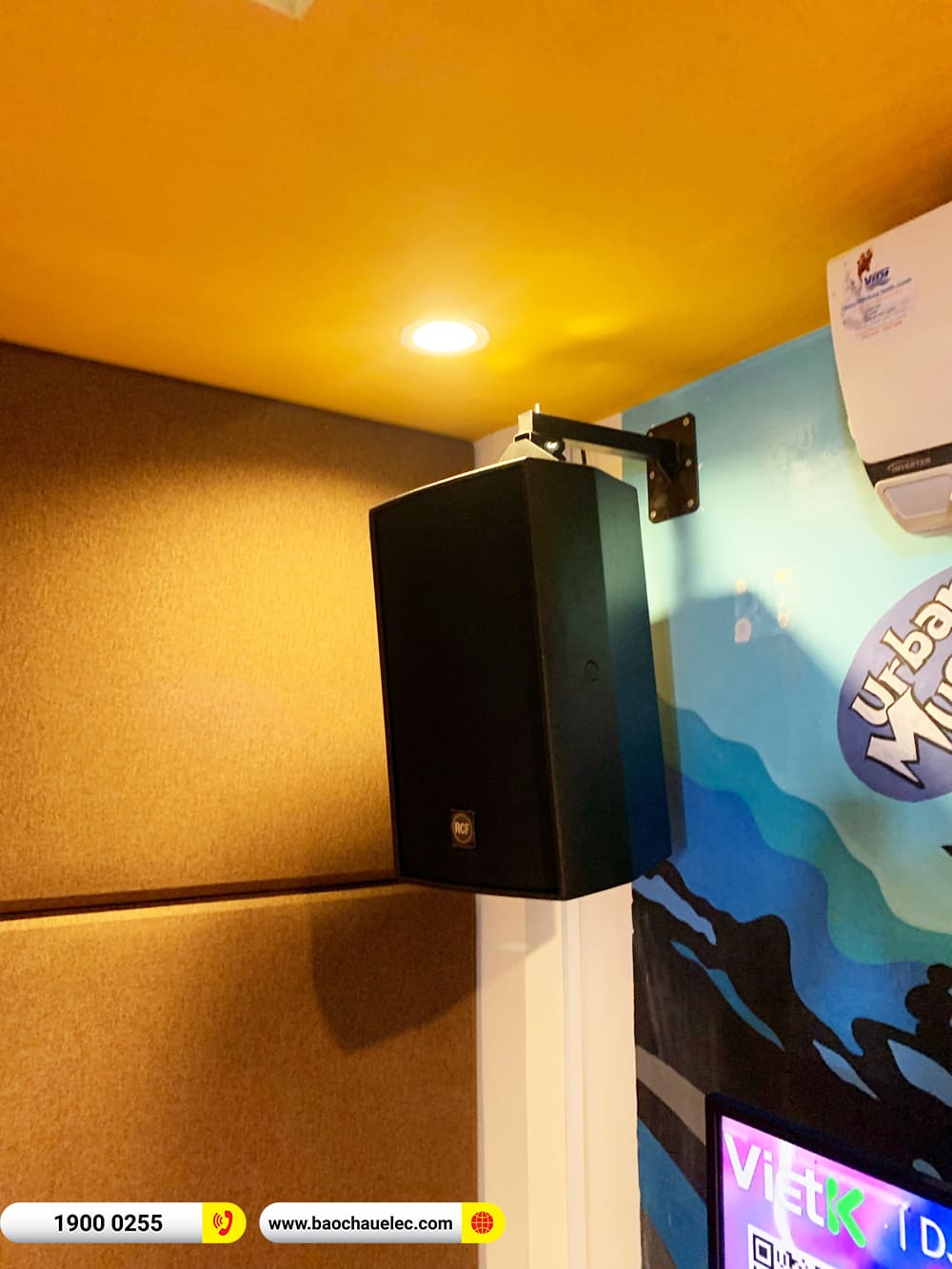 Lắp đặt d&agrave;n karaoke RCF gần 142tr cho anh Long ở TPHCM