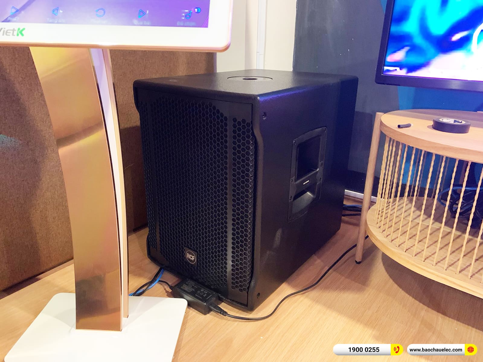 Lắp đặt d&agrave;n karaoke RCF gần 142tr cho anh Long ở TPHCM