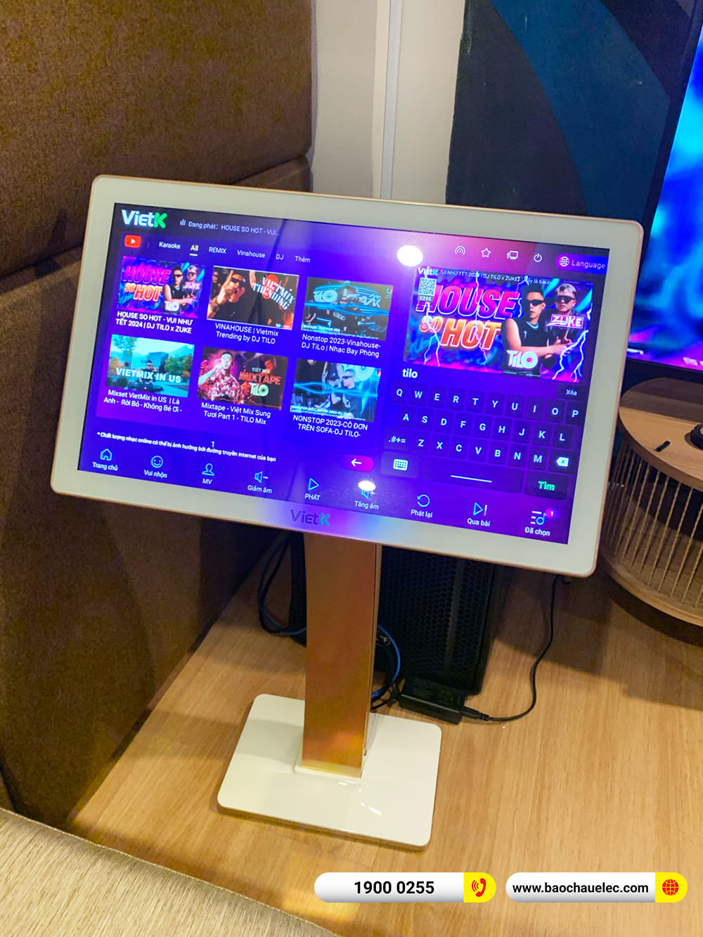 Lắp đặt d&agrave;n karaoke RCF gần 142tr cho anh Long ở TPHCM