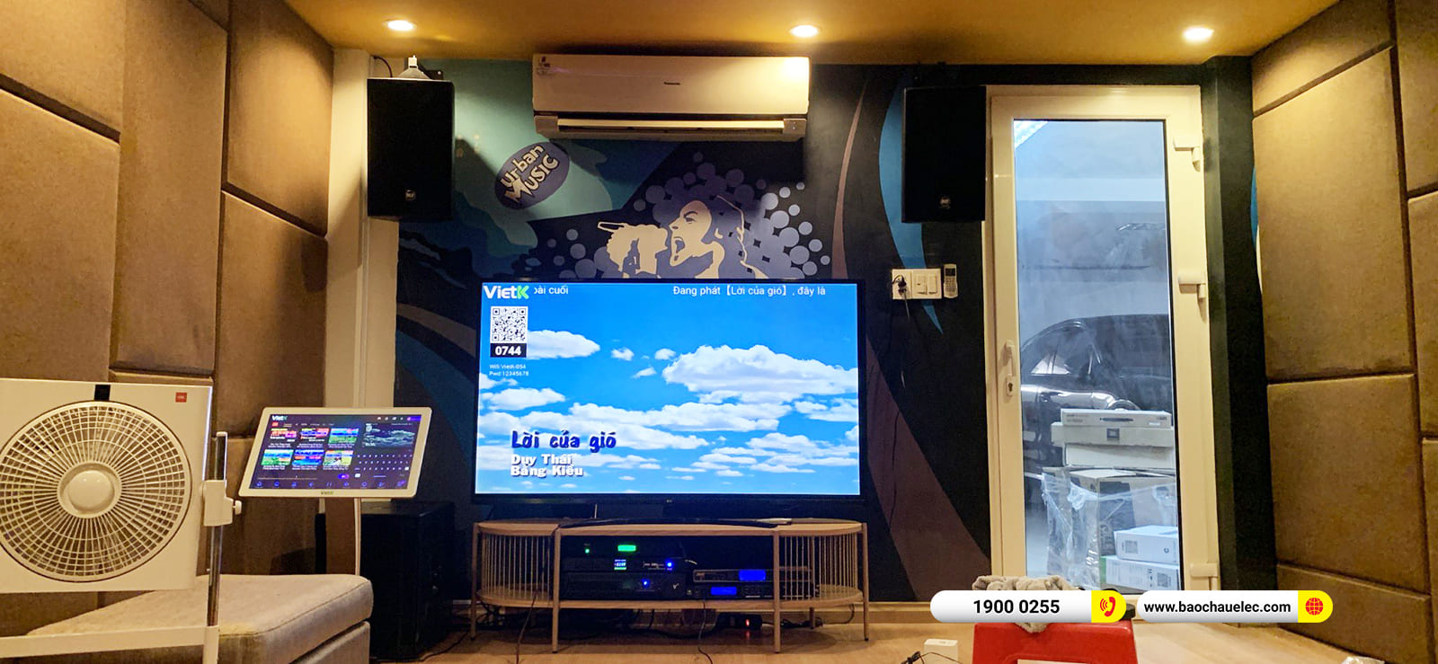 Lắp đặt d&agrave;n karaoke RCF gần 142tr cho anh Long ở TPHCM