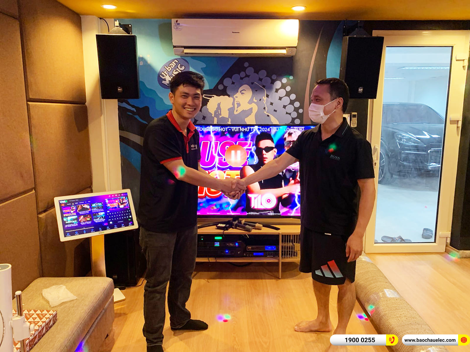 Lắp đặt d&agrave;n karaoke RCF gần 142tr cho anh Long ở TPHCM