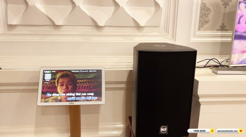Lắp đặt dàn karaoke RCF gần 350tr cho anh Luân ở Tây Ninh