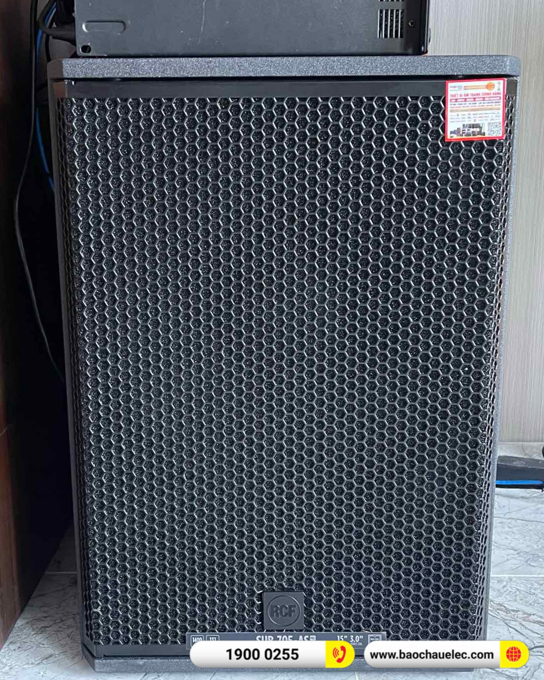 Lắp đặt d&agrave;n karaoke RCF hơn 162tr cho anh Minh tại Vĩnh Long