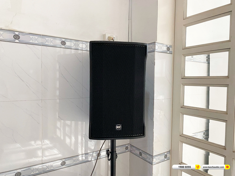 Lắp đặt d&agrave;n karaoke RCF 210tr cho anh Nam ở TPHCM