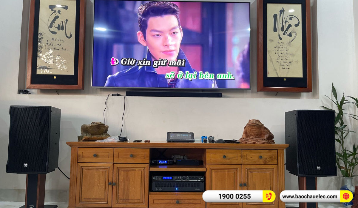 Lắp đặt d&agrave;n karaoke RCF hơn `28tr cho anh Nam tại B&igrave;nh Dương