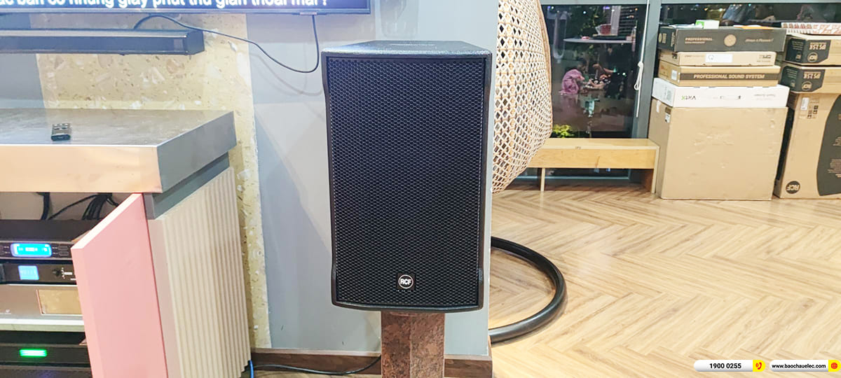 Lắp đặt d&agrave;n karaoke RCF hơn 185tr cho anh Ng&acirc;n ở TPHCM 