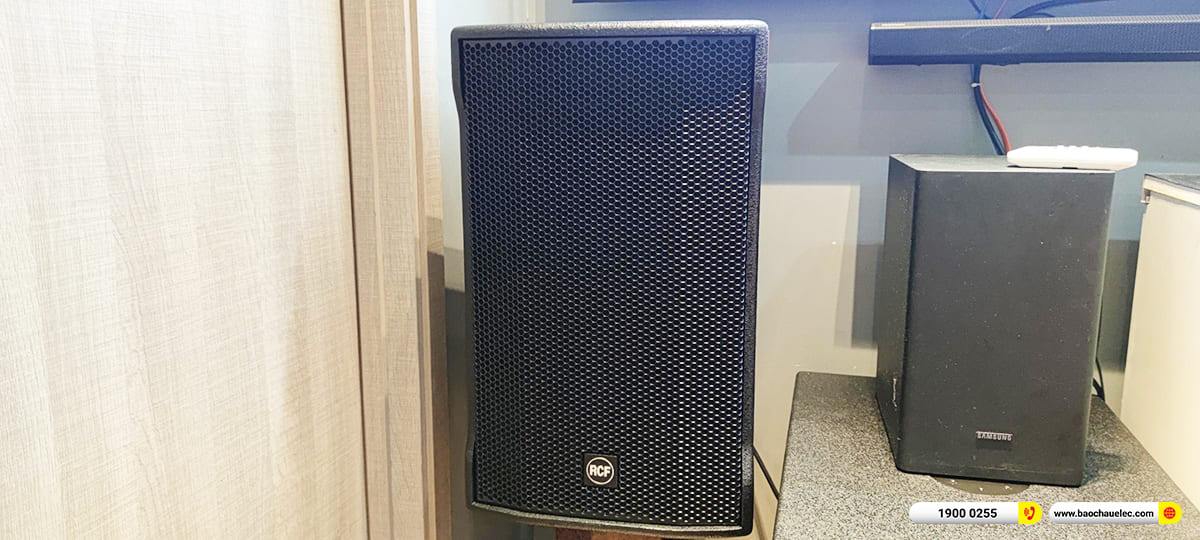 Lắp đặt d&agrave;n karaoke RCF hơn 185tr cho anh Ng&acirc;n ở TPHCM 