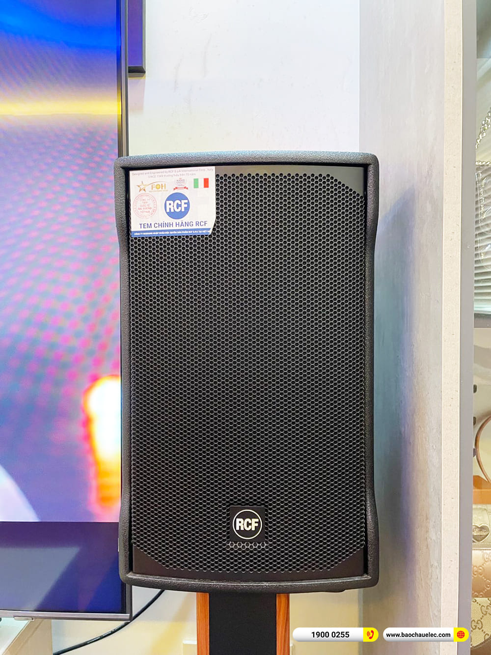 Lắp đặt d&agrave;n karaoke RCF gần 64tr cho anh Ph&uacute;c ở TPHCM
