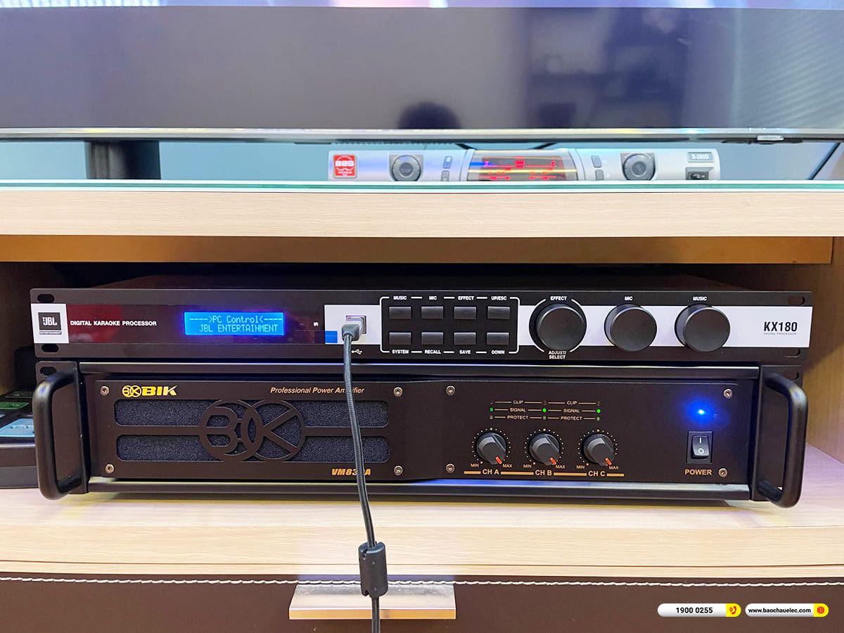 Lắp đặt d&agrave;n karaoke RCF gần 64tr cho anh Ph&uacute;c ở TPHCM
