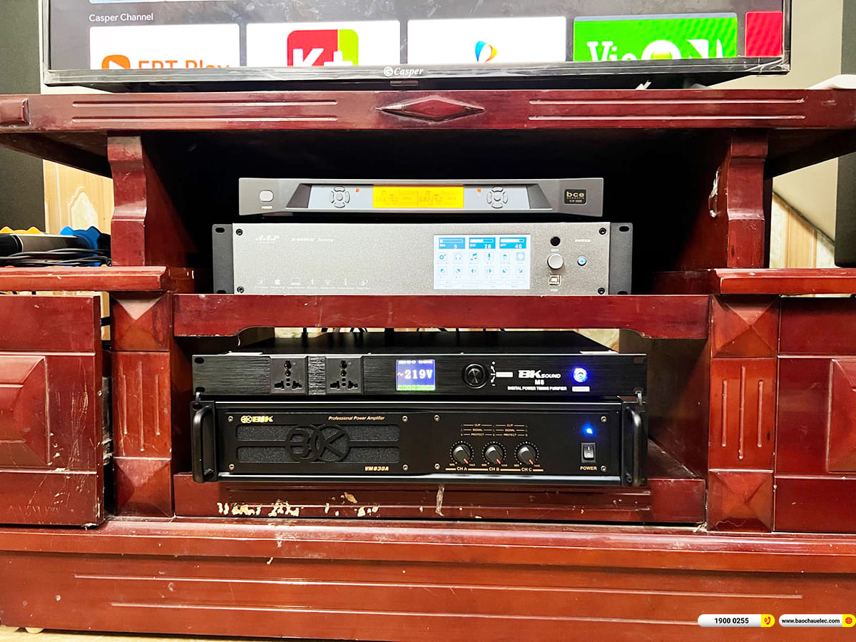 Lắp đặt d&agrave;n karaoke RCF gần 80tr cho anh Phụng ở Th&aacute;i B&igrave;nh