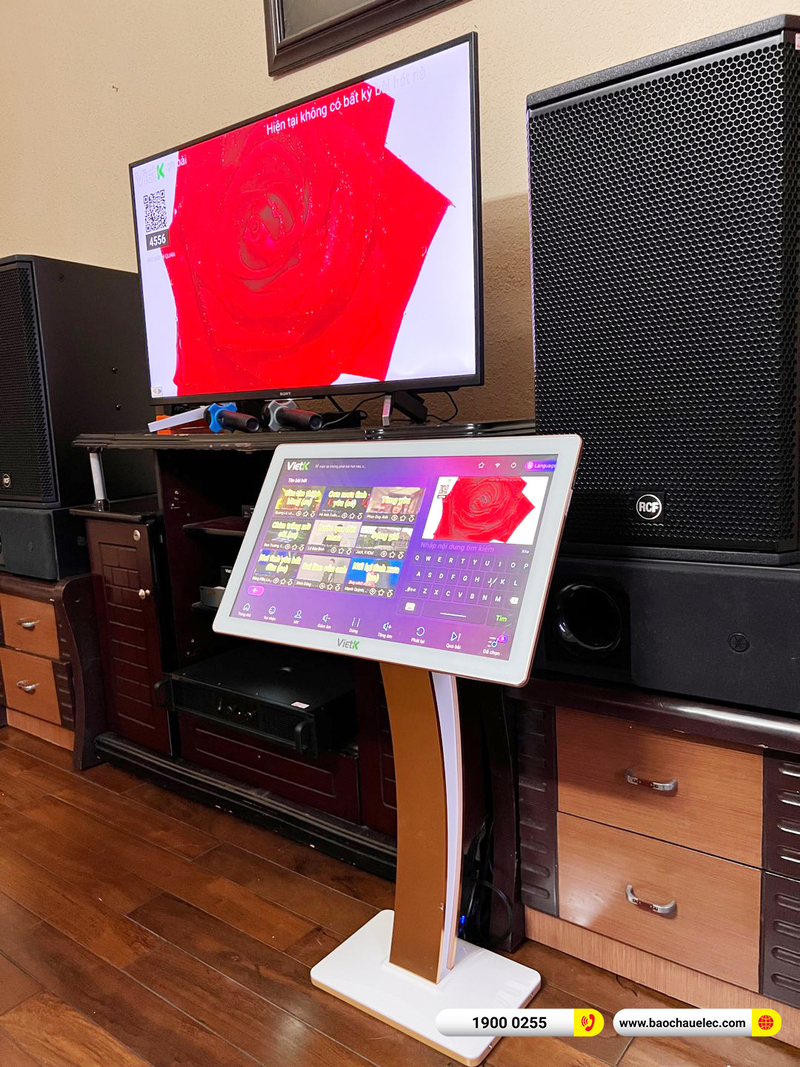 Lắp đặt dàn karaoke RCF hơn 97tr cho anh Quân ở Bình Dương