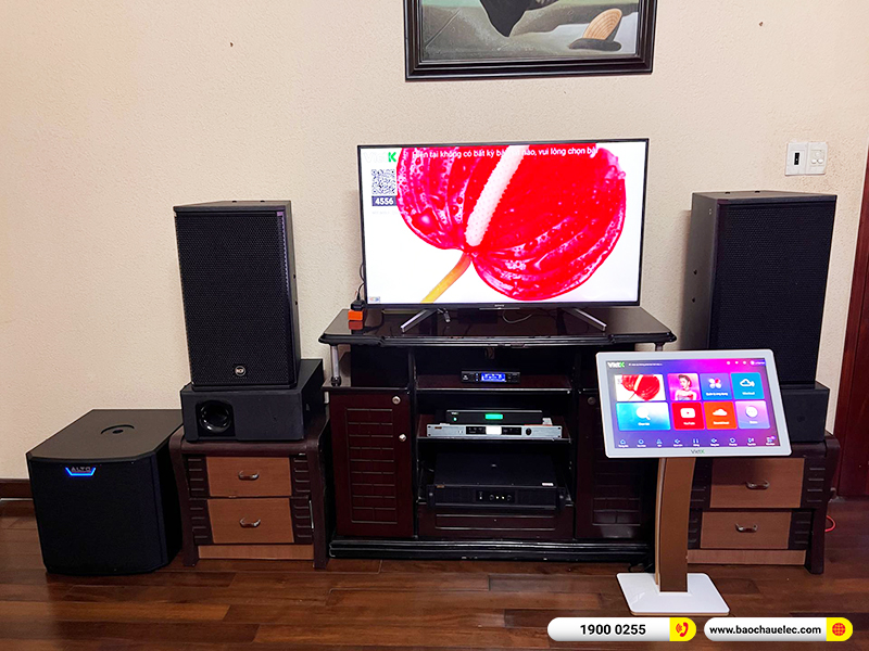 Lắp đặt d&agrave;n karaoke RCF hơn 97tr cho anh Qu&acirc;n ở B&igrave;nh Dương