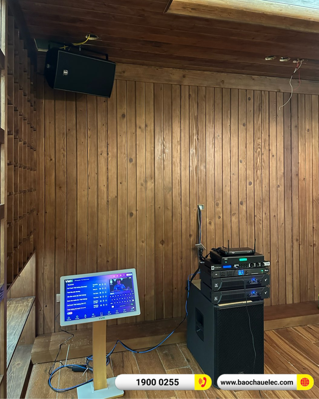 Lắp đặt d&agrave;n karaoke RCF hơn 221tr cho anh Sơn tại Vĩnh Ph&uacute;c