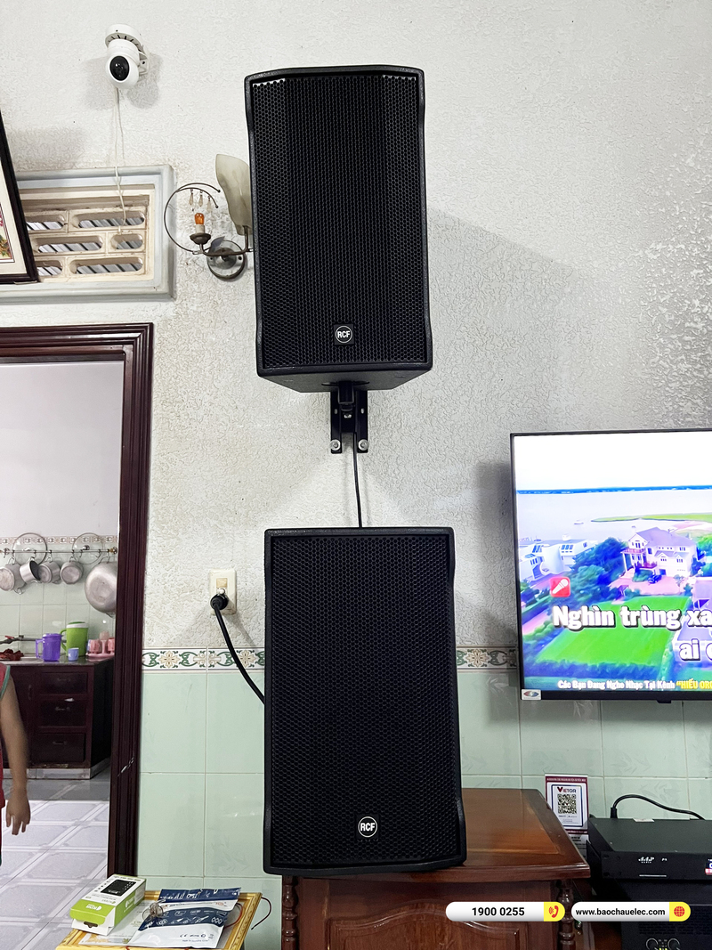 Lắp đặt d&agrave;n karaoke RCF hơn 216tr cho anh T&acirc;n ở B&agrave; Rịa - Vũng T&agrave;u