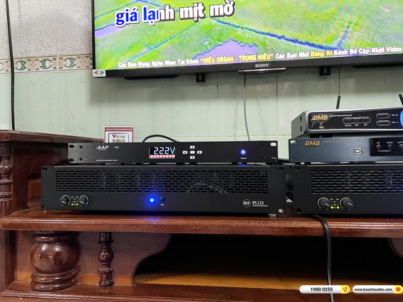 Lắp đặt d&agrave;n karaoke RCF hơn 216tr cho anh T&acirc;n ở B&agrave; Rịa - Vũng T&agrave;u