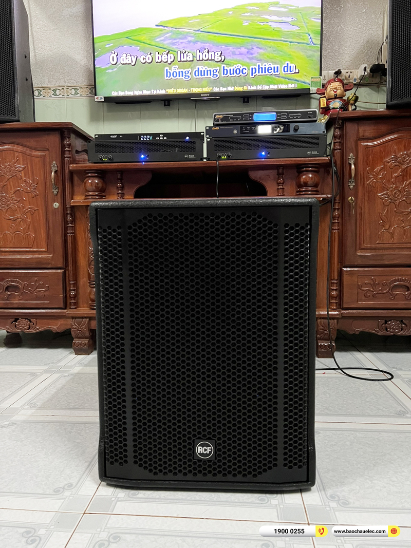Lắp đặt d&agrave;n karaoke RCF hơn 216tr cho anh T&acirc;n ở B&agrave; Rịa - Vũng T&agrave;u