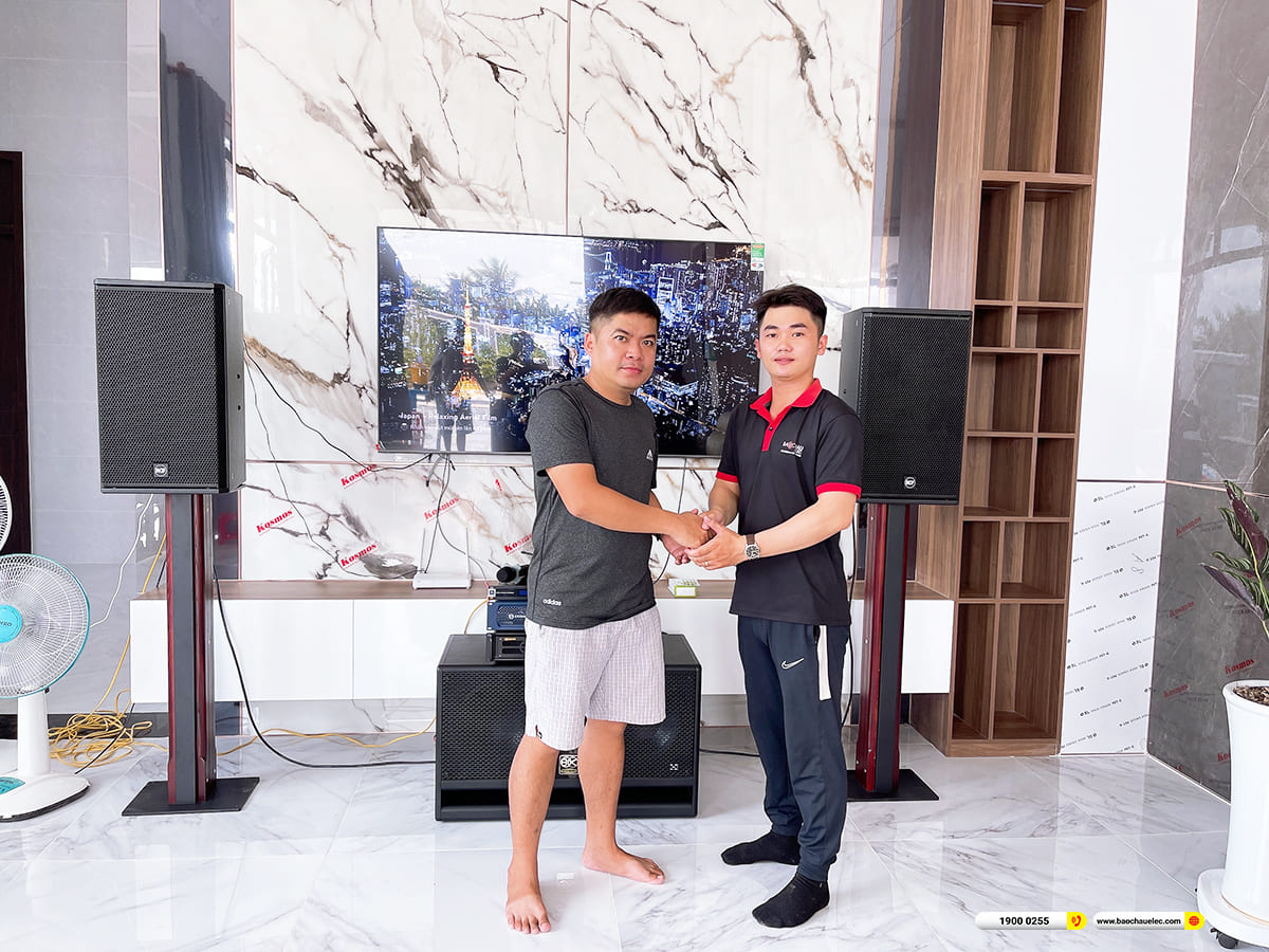 Lắp đặt d&agrave;n karaoke RCF gần 90tr cho anh Thắng ở Cần Thơ