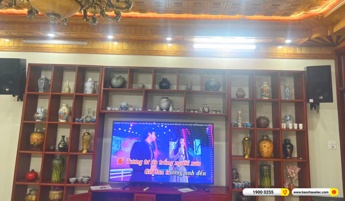Lắp đặt d&agrave;n karaoke RCF hơn 189tr cho anh Thắng tại Bắc Ninh