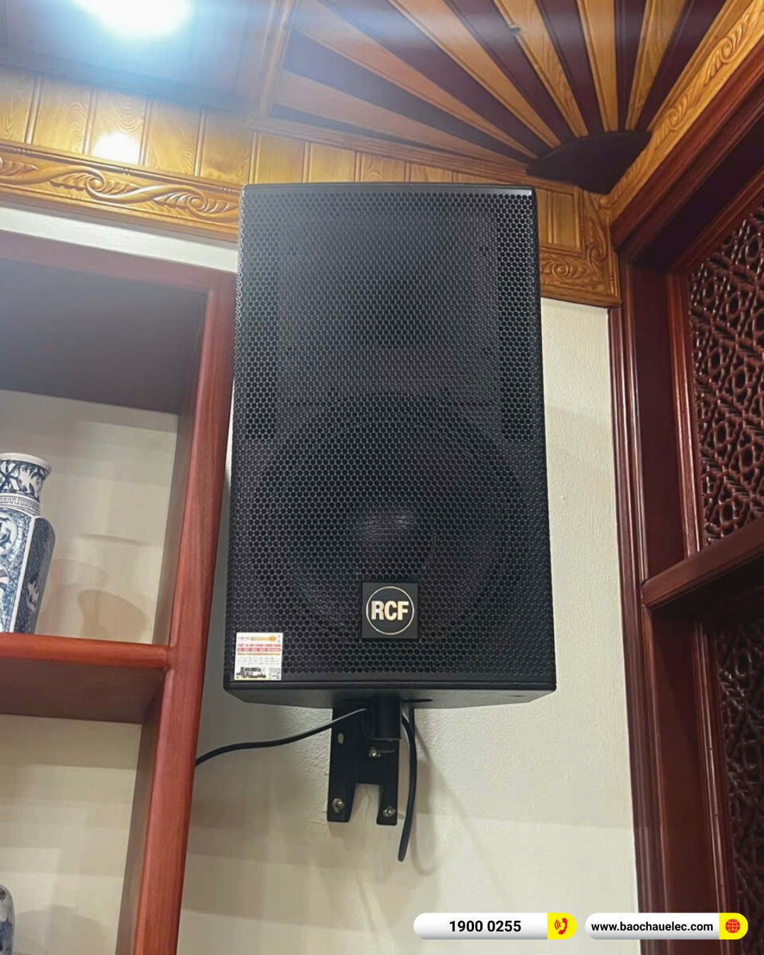 Lắp đặt d&agrave;n karaoke RCF hơn 189tr cho anh Thắng tại Bắc Ninh