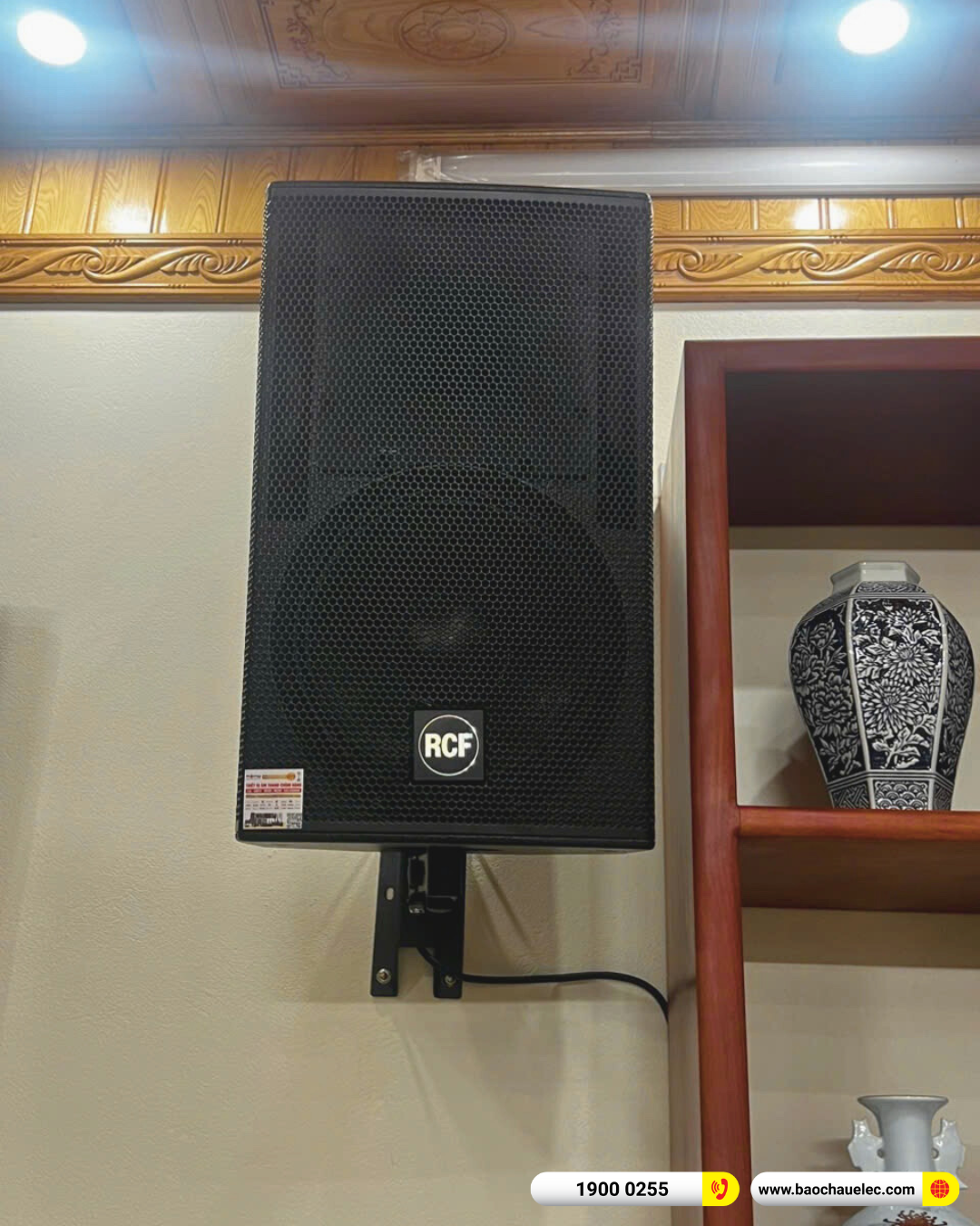 Lắp đặt d&agrave;n karaoke RCF hơn 189tr cho anh Thắng tại Bắc Ninh