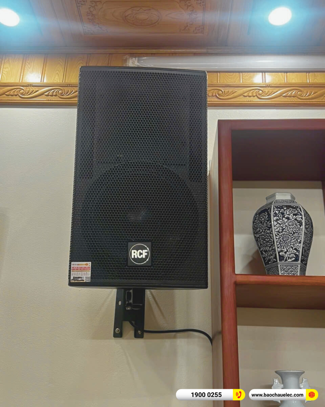Lắp đặt d&agrave;n karaoke RCF hơn 189tr cho anh Thắng tại Bắc Ninh