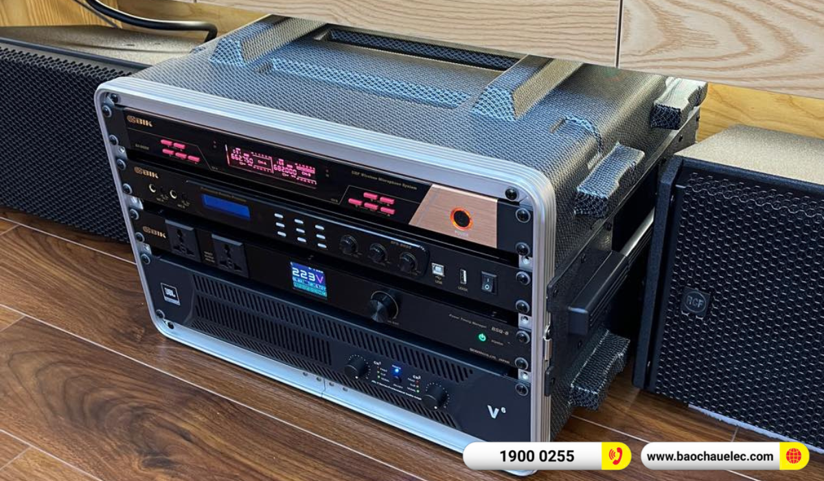 Lắp đặt d&agrave;n karaoke RCF hơn 67tr cho anh Thanh tại H&agrave; Nội