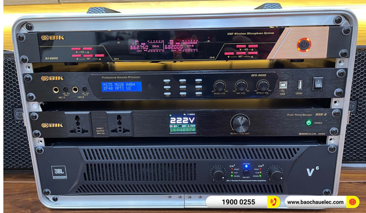 Lắp đặt d&agrave;n karaoke RCF hơn 67tr cho anh Thanh tại H&agrave; Nội