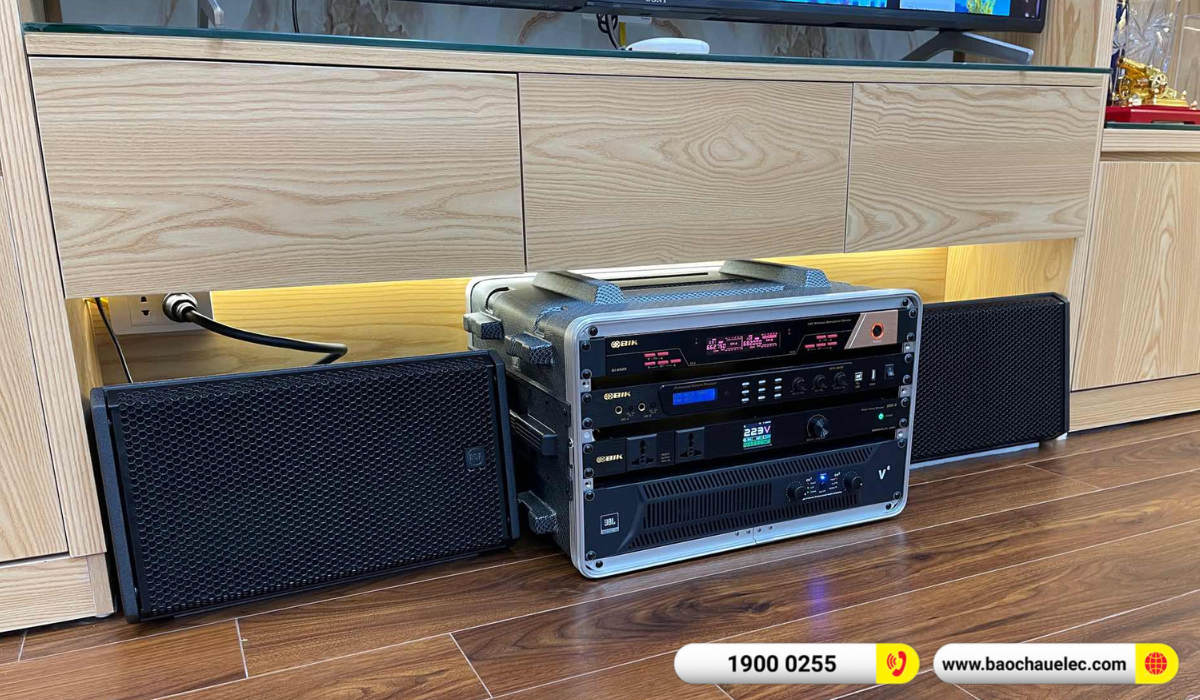 Lắp đặt d&agrave;n karaoke RCF hơn 67tr cho anh Thanh tại H&agrave; Nội