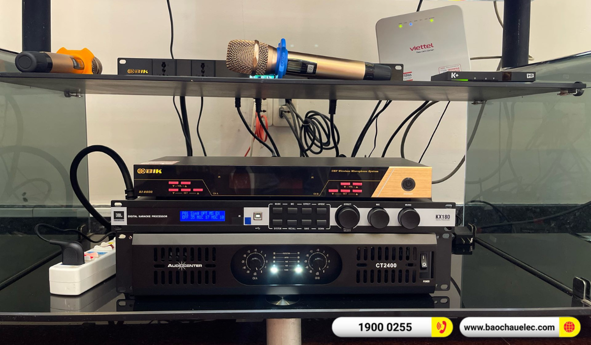 Lắp đặt d&agrave;n karaoke RCF hơn 74tr cho anh Thanh tại Vũng T&agrave;u
