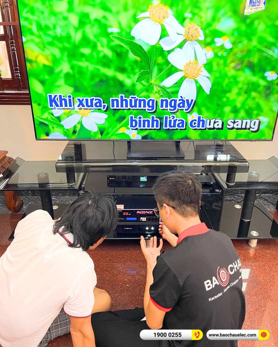 Lắp đặt d&agrave;n karaoke RCF hơn 74tr cho anh Thanh tại Vũng T&agrave;u