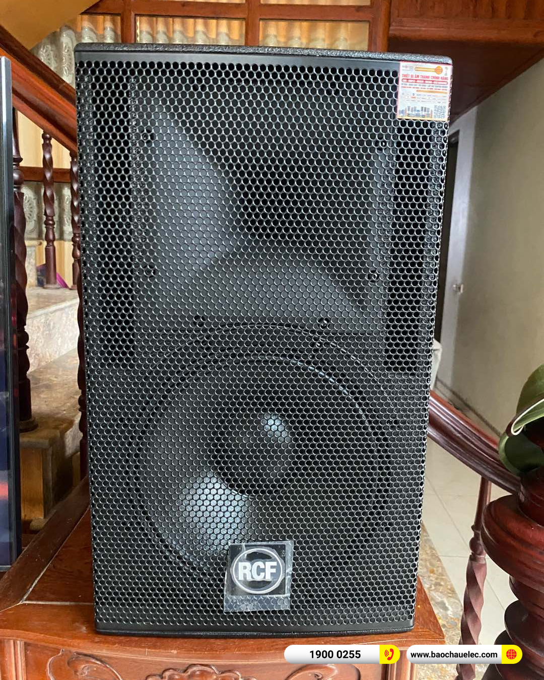 Lắp đặt d&agrave;n karaoke RCF gần 169tr cho anh Thế tại H&agrave; Nam