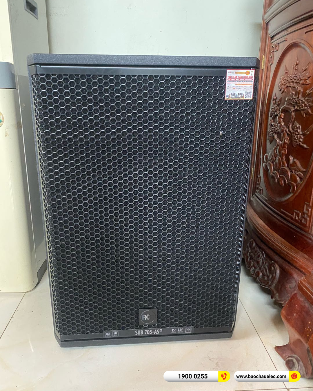 Lắp đặt d&agrave;n karaoke RCF gần 169tr cho anh Thế tại H&agrave; Nam
