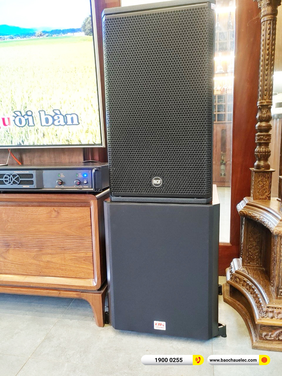 Lắp đặt d&agrave;n karaoke RCF gần 54tr cho anh Thiện ở Thanh H&oacute;a