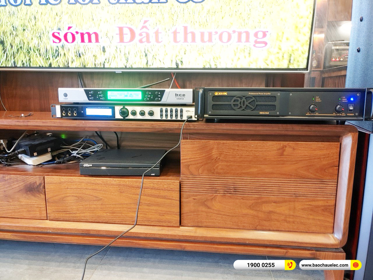 Lắp đặt d&agrave;n karaoke RCF gần 54tr cho anh Thiện ở Thanh H&oacute;a
