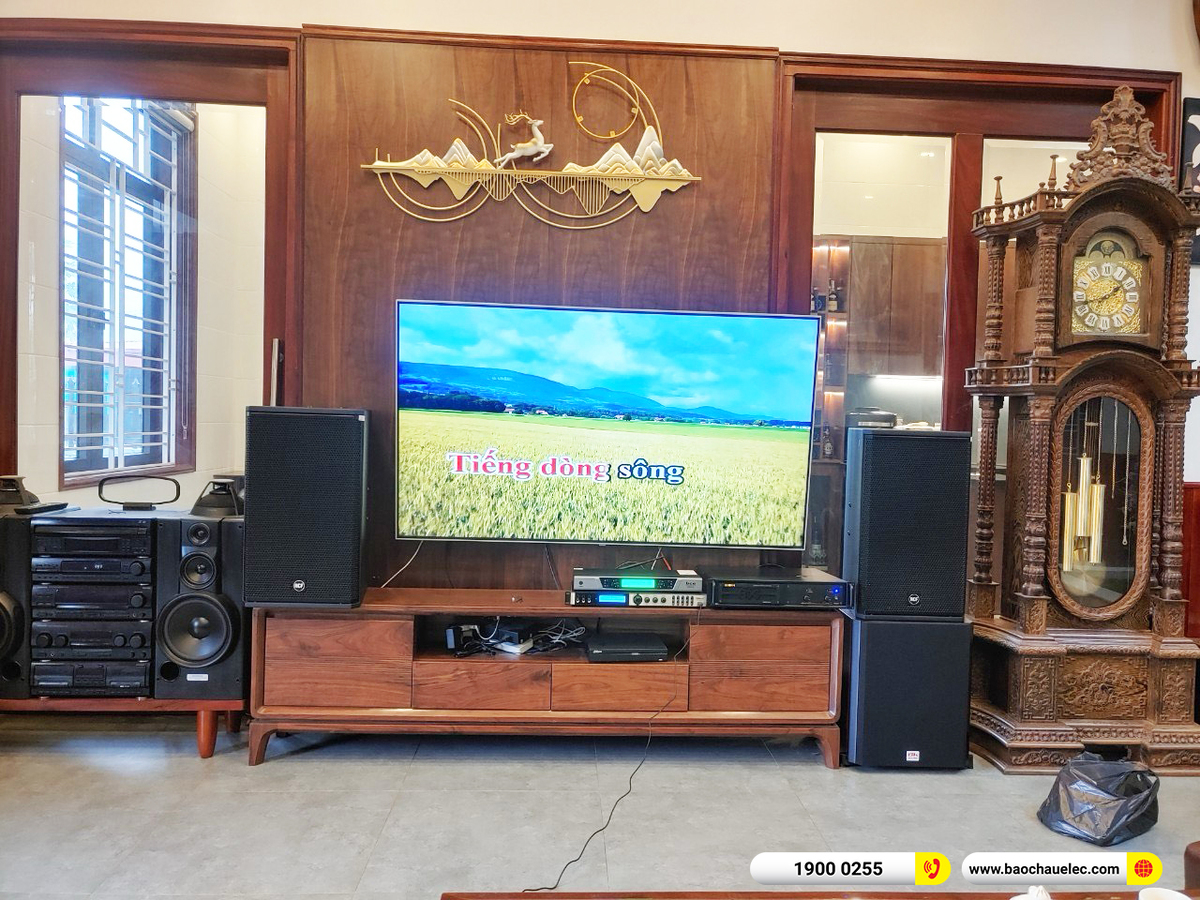 Lắp đặt d&agrave;n karaoke RCF gần 54tr cho anh Thiện ở Thanh H&oacute;a