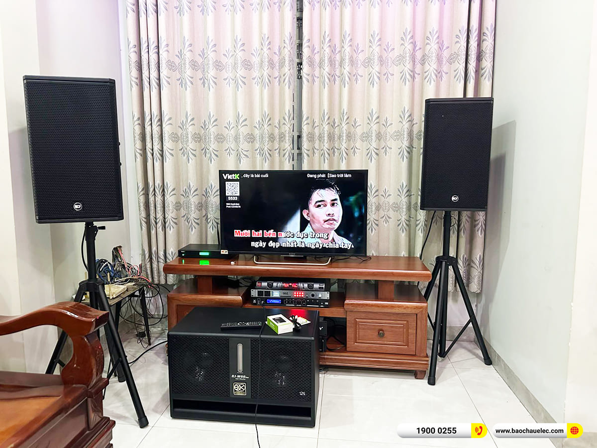 Lắp đặt d&agrave;n karaoke RCF hơn 94tr cho anh Thư ở TPHCM