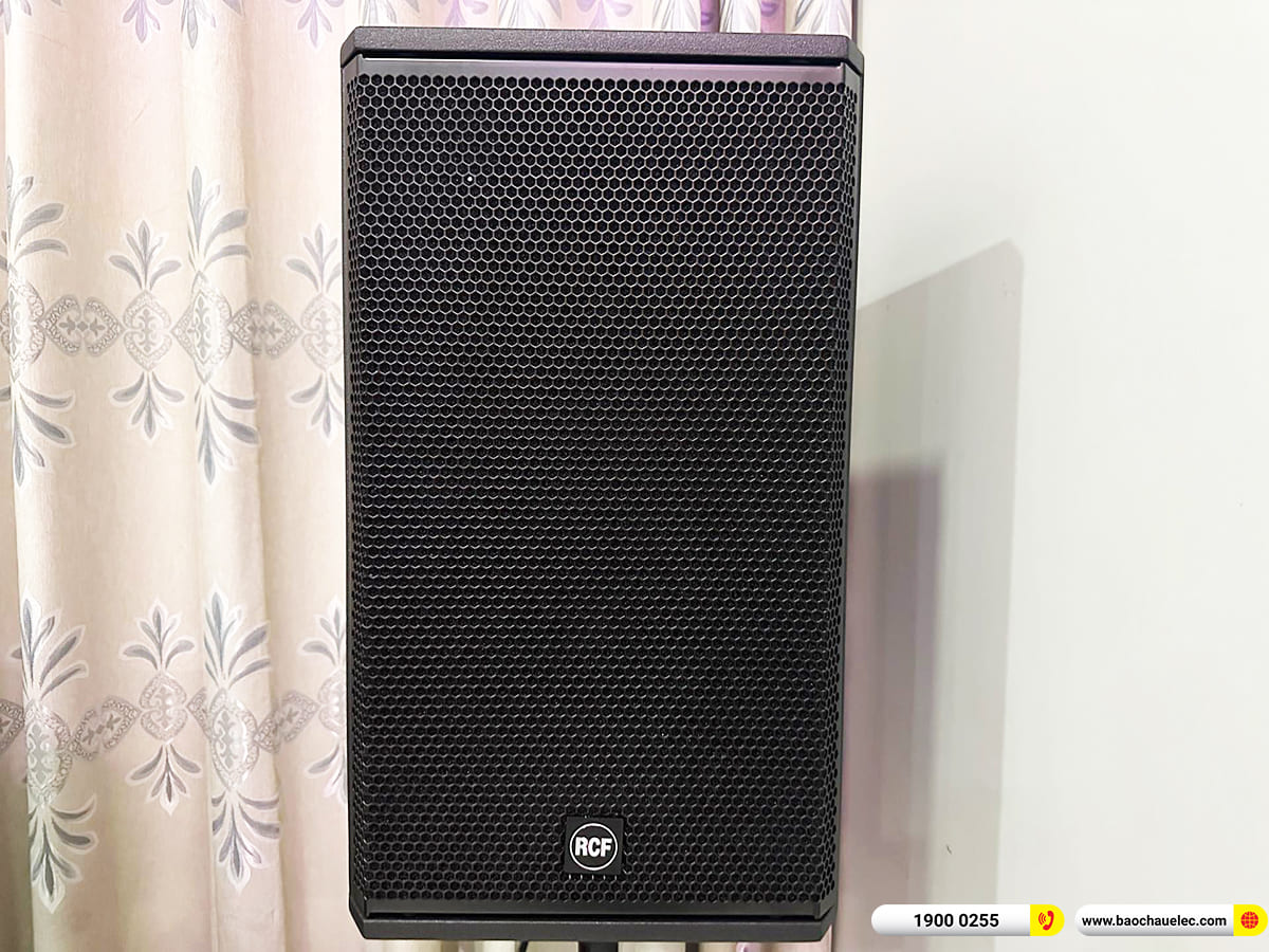 Lắp đặt d&agrave;n karaoke RCF hơn 94tr cho anh Thư ở TPHCM