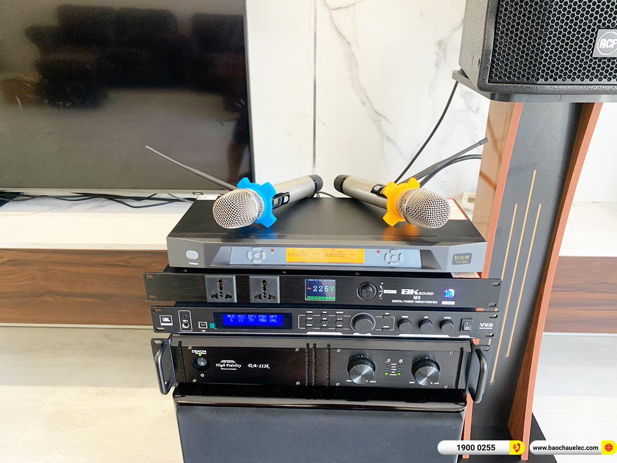 Lắp đặt d&agrave;n karaoke RCF gần 110tr cho anh Thuận ở Bu&ocirc;n Ma Thuột