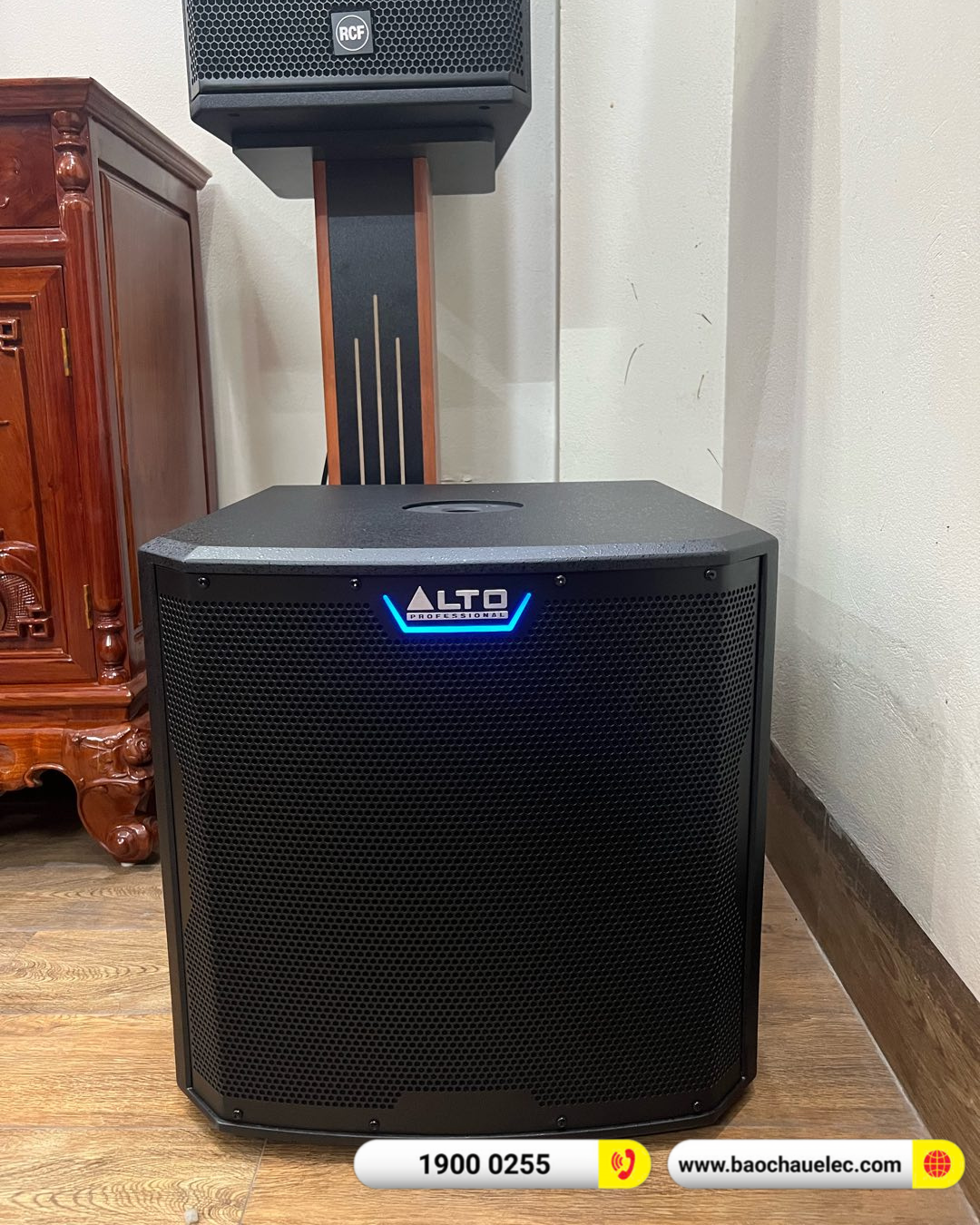 Lắp đặt d&agrave;n karaoke RCF hơn 84tr cho anh Thủy tại Quảng Ninh