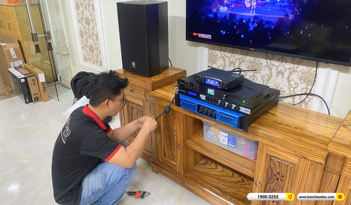Lắp đặt d&agrave;n karaoke RCF gần 192tr cho anh To&agrave;n tại TP HCM