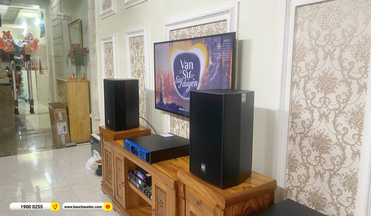 Lắp đặt d&agrave;n karaoke RCF gần 192tr cho anh To&agrave;n tại TP HCM
