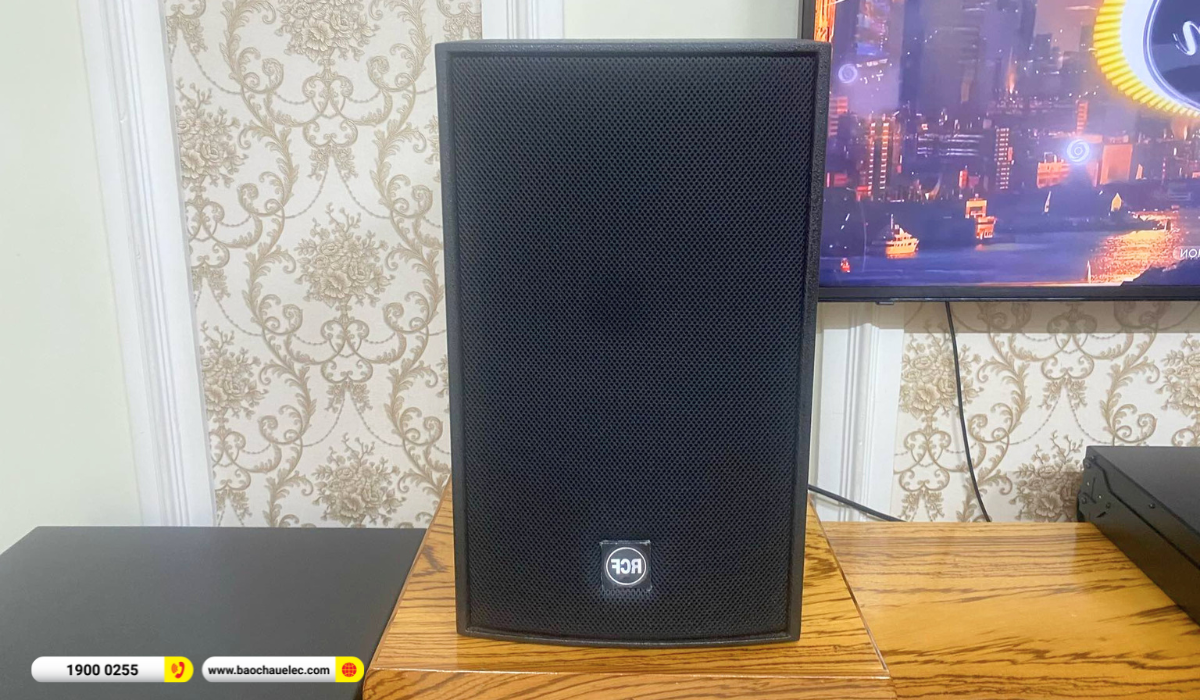 Lắp đặt d&agrave;n karaoke RCF gần 192tr cho anh To&agrave;n tại TP HCM