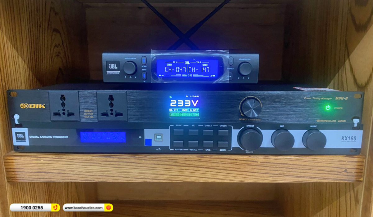 Lắp đặt d&agrave;n karaoke RCF gần 192tr cho anh To&agrave;n tại TP HCM