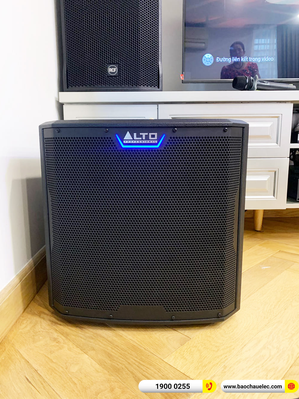Lắp đặt d&agrave;n karaoke RCF gần 111tr cho anh Trung ở TPHCM