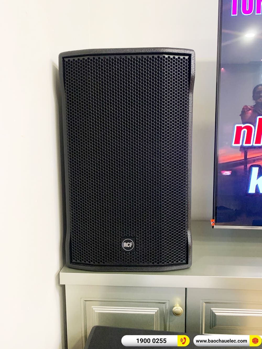 Lắp đặt d&agrave;n karaoke RCF gần 111tr cho anh Trung ở TPHCM