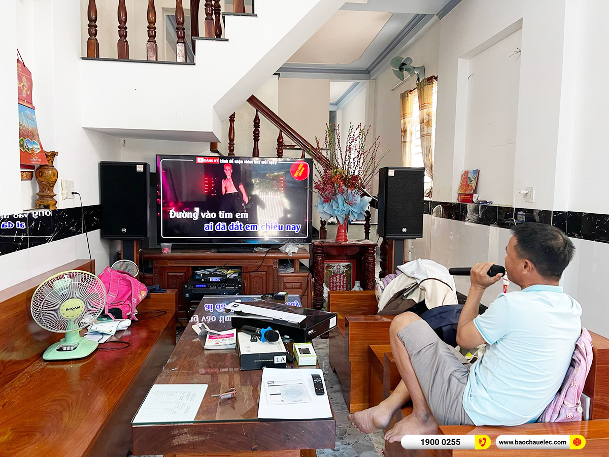 Lắp đặt dàn karaoke RCF gần 66tr cho anh Trường ở Cần Thơ