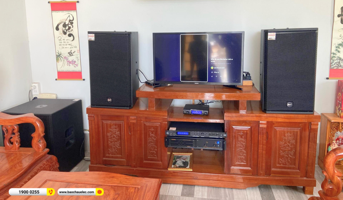 Lắp đặt d&agrave;n karaoke RCF gần 61tr cho anh Trường tại B&agrave; Rịa Vũng T&agrave;u