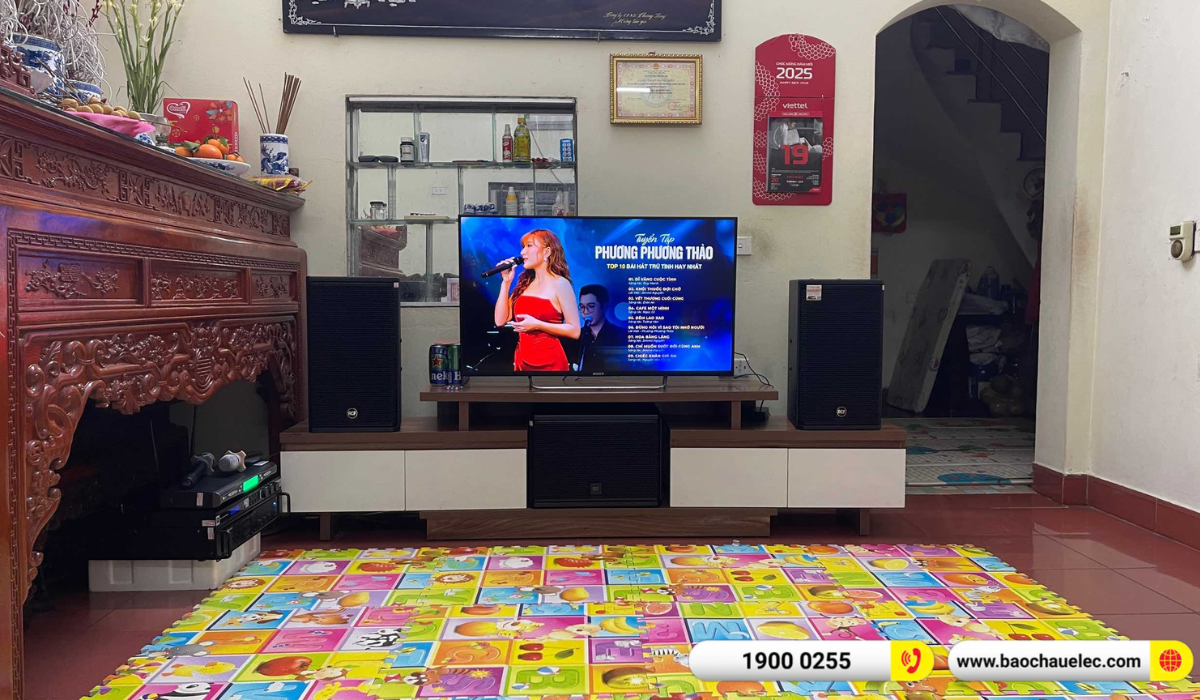 Lắp đặt d&agrave;n karaoke RCF hơn 69tr cho anh Trường tại H&agrave; NộiLắp đặt d&agrave;n karaoke RCF hơn 69tr cho anh Trường tại H&agrave; Nội